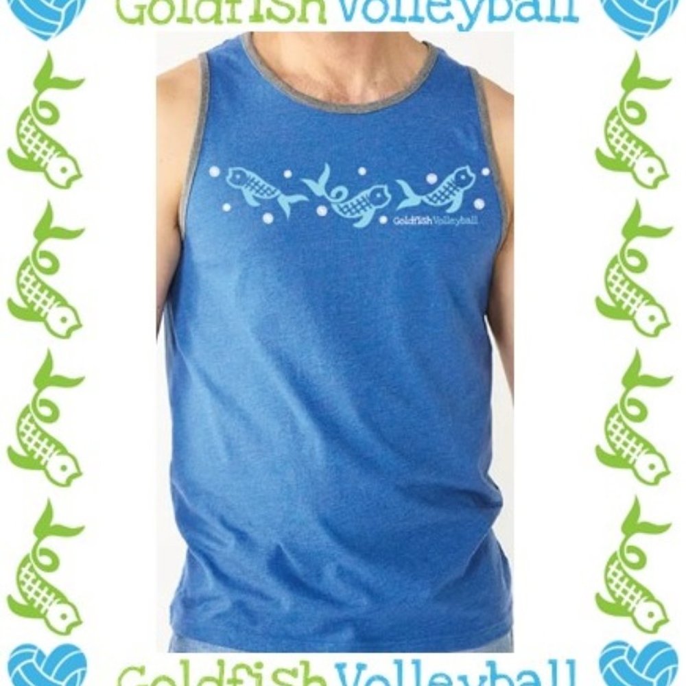 NWOT Goldfish Volleyball Blue Tank